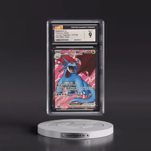 2025 Pokémon Jtg EN-Journey Together #177 Salamence EX - Holo Ultra Rare (CGC 9 MINT)
