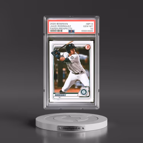 2020 Bowman Paper Prospects #BP19 Julio Rodriguez (PSA 10 GEM MINT)