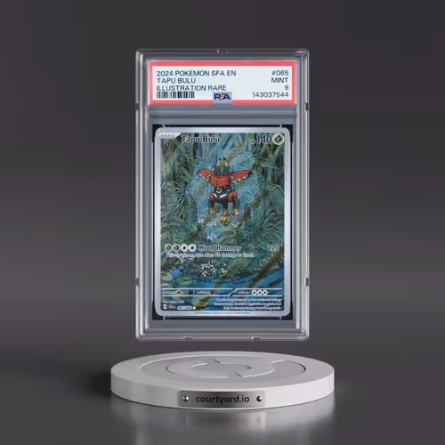 2024 Pokémon Sfa EN-Shrouded Fable #065 Tapu Bulu - Illustration Rare (PSA 9 MINT)