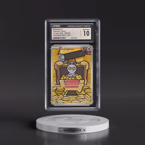 2023 Paradox Rift - PAR EN #198/182 Gimmighoul - Illustration Rare Holo (CGC 10 GEM MINT)