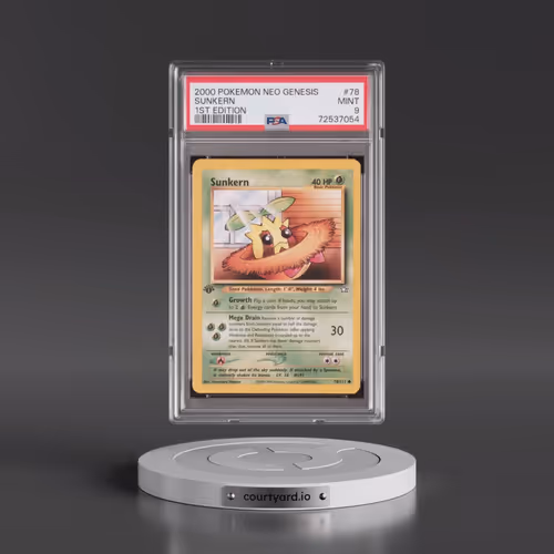 2000 Pokémon Neo Genesis #78 Sunkern - 1st Edition (PSA 9 MINT)