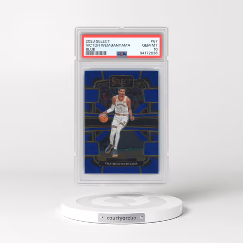 2023 Panini Select #87 Victor Wembanyama - Blue (PSA 10 GEM MINT)