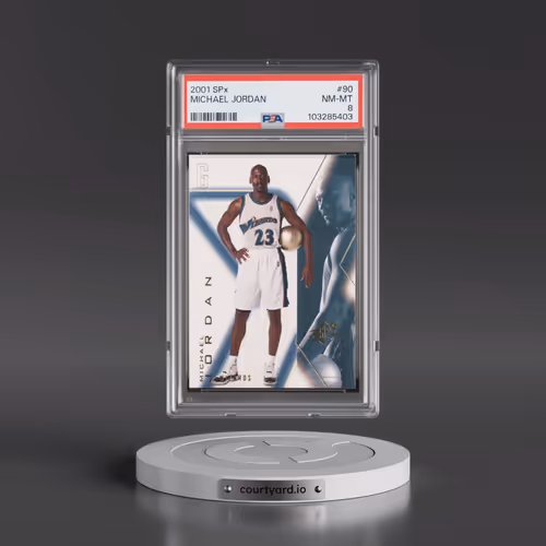 2001 Spx #90 Michael Jordan (PSA 8 NM-MT)