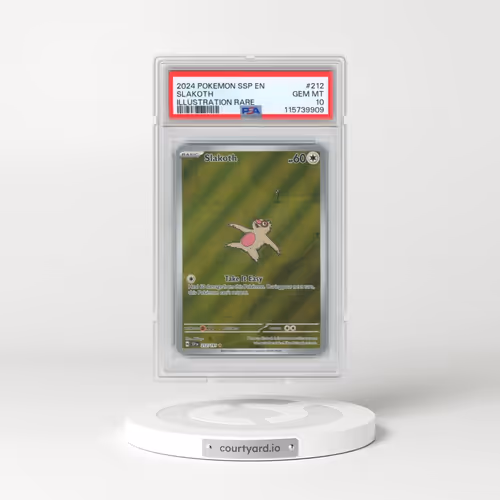 2024 Pokémon Ssp EN-Surging Sparks #212 Slakoth - Illustration Rare (PSA 10 GEM MINT)