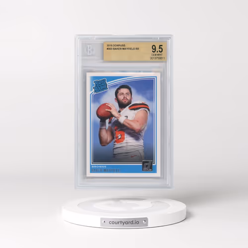 2018 Panini Donruss #303 Baker Mayfield (BGS 9.5 GEM MINT)