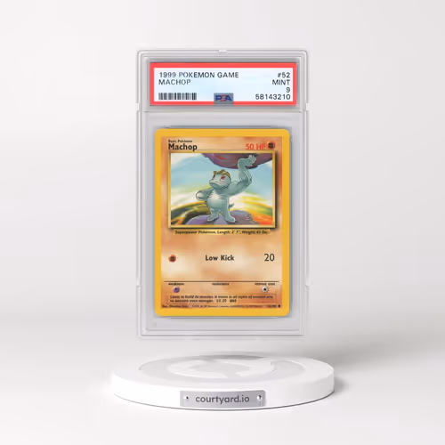 1999 Pokémon Game #52 Machop (PSA 9 MINT)