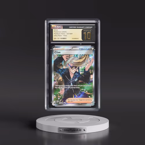 2024 Pokémon Paf EN-Paldean Fates #227 Clive - Ultra Rare (CGC 10 PRISTINE)