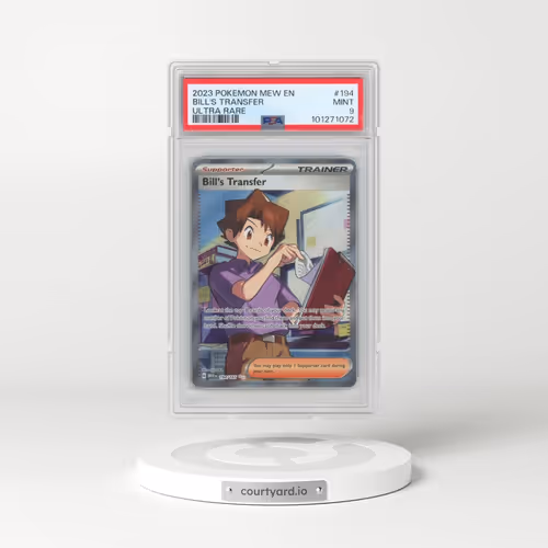2023 Pokémon Mew EN-151 #194 Bill's Transfer - Ultra Rare (PSA 9 MINT)