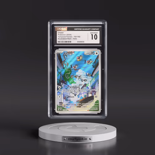 2024 Pokémon Tef EN-Temporal Forces #181 Chatot - Illustration Rare (CGC 10 GEM MINT)