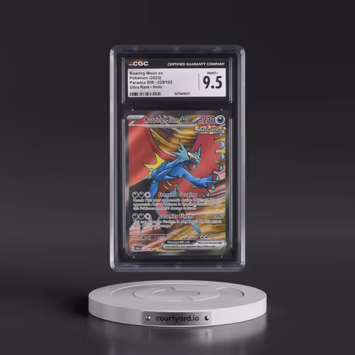 2023 Paradox Rift - PAR EN #229/182 Roaring Moon ex - Ultra Rare Holo (CGC 9.5 MINT+)