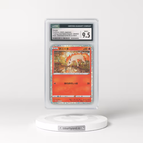 2023 Trading Card Game Classic - CLF, CLL, CLK #004/032 Ponyta - Holo Charizard & Ho-Oh ex Deck - CLL (CGC 9.5 MINT+)