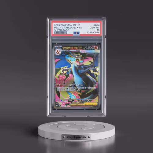 2025 Pokémon M2-Inferno X #094 Mega Charizard X EX - Holo Super Rare (PSA 10 GEM MINT)