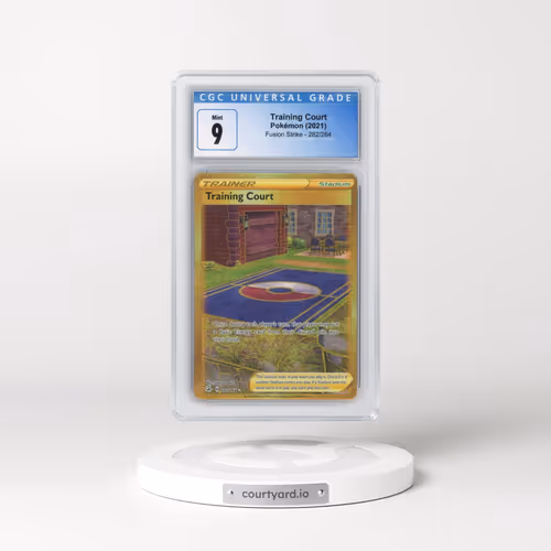 2019 Fusion Strike #282/264 Training Court - Secret Rare Holo (CGC 9 MINT)