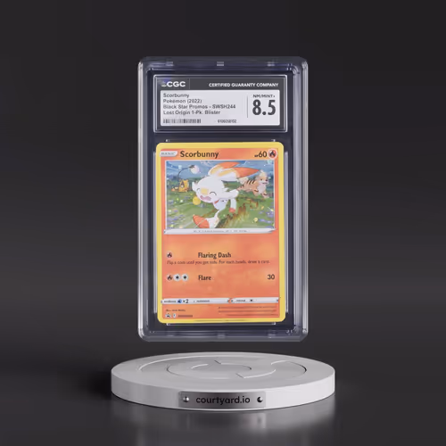 2017 Black Star Promos - Sword & Shield #SWSH244 Scorbunny - Lost Origin 1-Pk. Blister (Cosmos Holo)