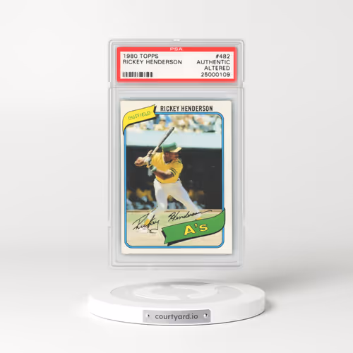 1980 Topps #482 Rickey Henderson (PSA AUTHENTIC)