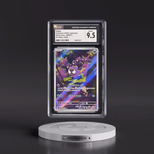 2024 Wild Force #080/071 Gastly - Art Rare Holo (CGC 9.5 MINT+)