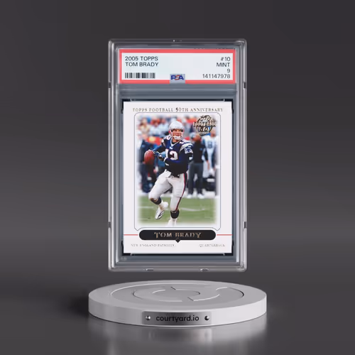 2005 Topps #10 Tom Brady (PSA 9 MINT)