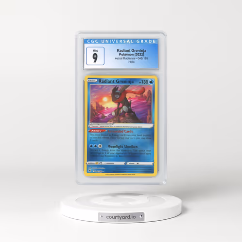 2022 Astral Radiance #46 Radiant Greninja (CGC 9 MINT)