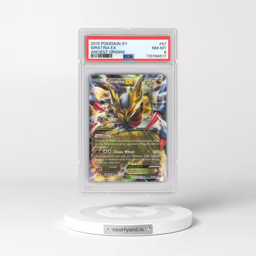 2015 Pokémon XY Ancient Origins #57 Giratina EX - Holo (PSA 8 NM-MT)