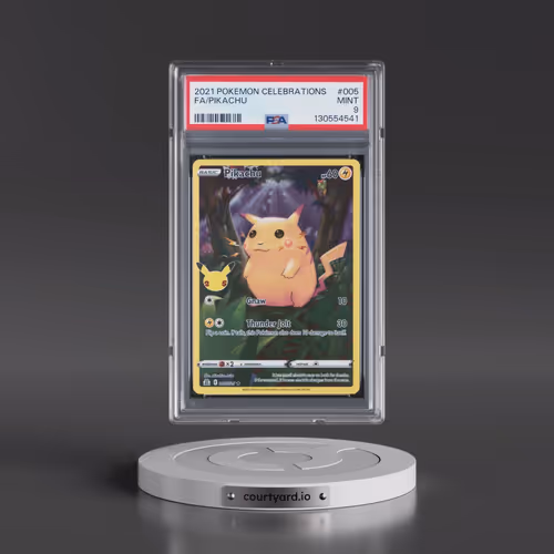 2021 Pokémon Celebrations #005 Pikachu - Full Art (PSA 9 MINT)
