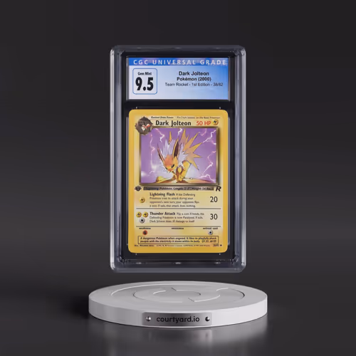 2000 Team Rocket #38/82 Dark Jolteon - 1st Edition 1st Edition (CGC 10 GEM MINT)