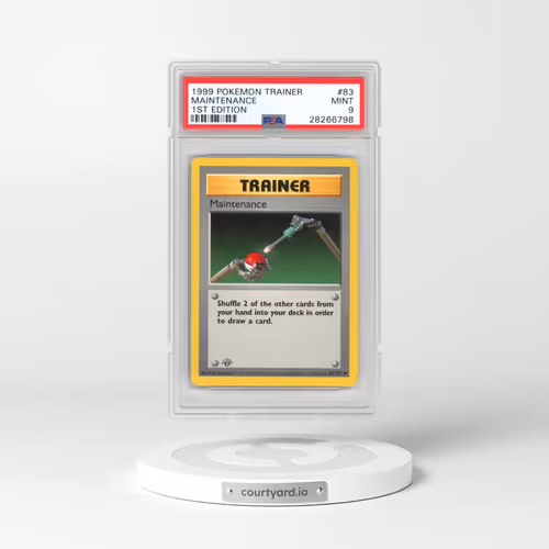 1999 Pokémon Game #83 Maintenance - 1st Edition (PSA 9 MINT)