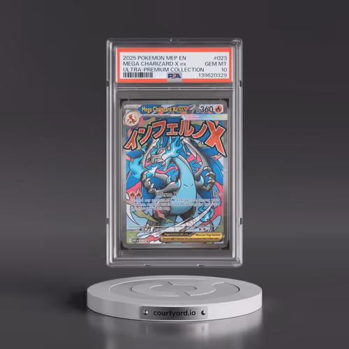 2025 Pokémon Mep EN-Me Black Star Promo #023 Mega Charizard X EX - Holo Mega Charizard X EX Ultra-Pr