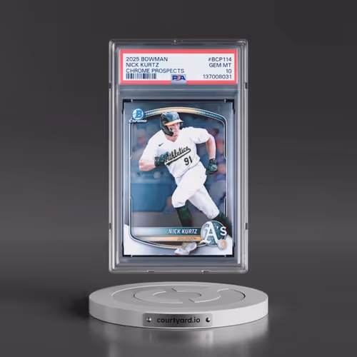 2025 Bowman Chrome Prospects #BCP114 Nick Kurtz (PSA 10 GEM MINT)