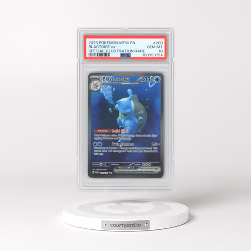 2023 Pokémon Mew EN-151 #200 Blastoise EX - Holo Special Illustration Rare (PSA 10 GEM MINT)
