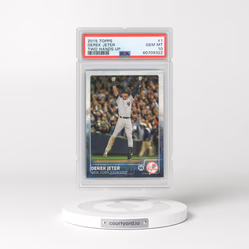 2015 Topps #1 Derek Jeter - Two Hands Up (PSA 10 GEM MINT)