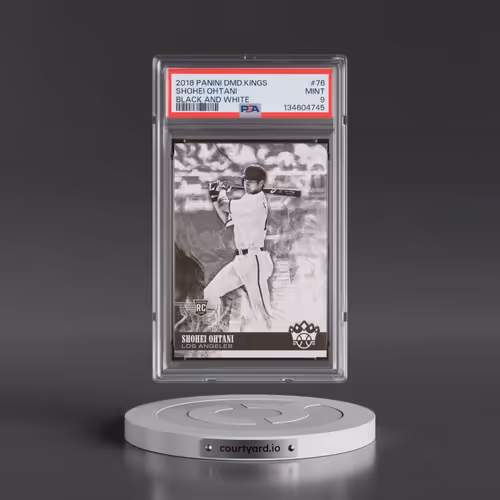 2018 Panini Diamond Kings #76 Shohei Ohtani - Black and White (PSA 9 MINT)