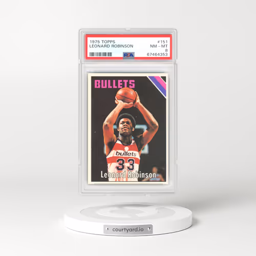 1975 Topps #151 Leonard Robinson (PSA 8 NM-MT)