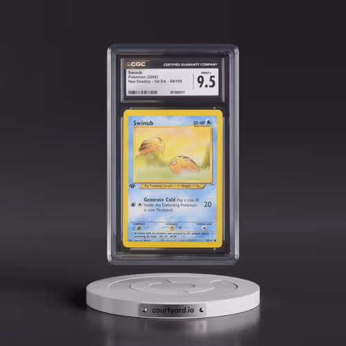 2002 Neo Destiny #84/105 Swinub - 1st Edition 1st Edition (CGC 9.5 MINT+)