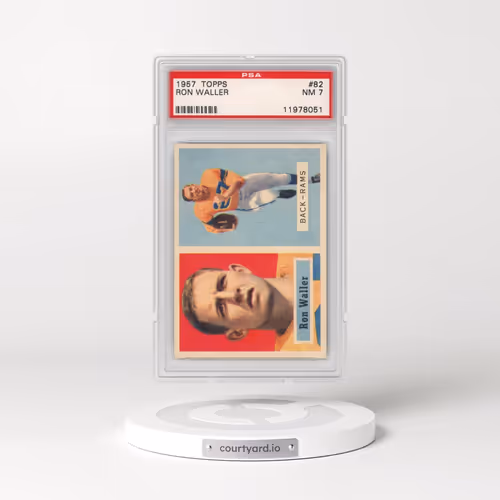 1957 Topps #82 Ron Waller (PSA 7 NM)