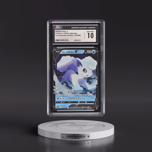 2022 Incandescent Arcana #022/068 Alolan Vulpix V - Holo (CGC 10 GEM MINT)