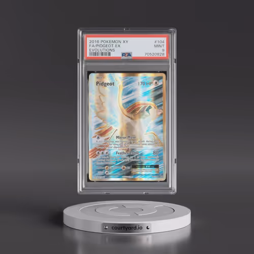 2016 Pokémon XY Evolutions #104 Pidgeot EX - Holo Full Art (PSA 9 MINT)