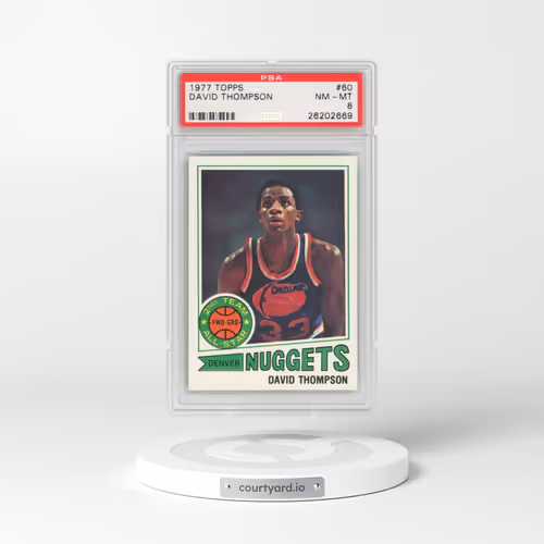 1977 Topps #60 David Thompson (PSA 8 NM-MT)