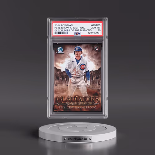 2024 Bowman Gladiators of the Diamond #GOTD5 Pete Crow-Armstrong (PSA 10 GEM MINT)
