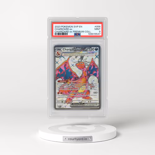 2023 Pokémon Svp EN-SV Black Star Promo #056 Charizard EX - Holo Charizard EX Premium Collection (PSA 9 MINT)