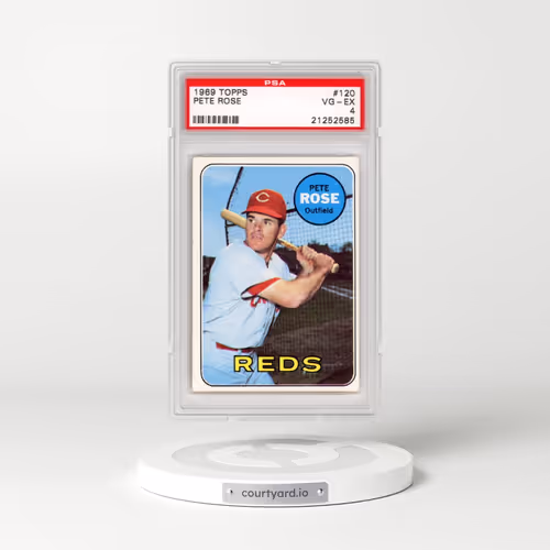 1969 Topps #120 Pete Rose (PSA 4 VG-EX)