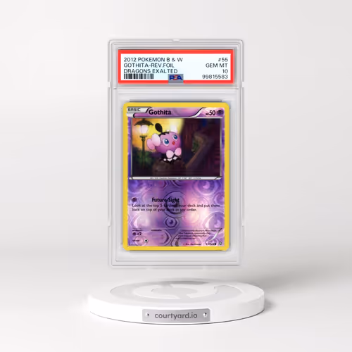 2012 Pokémon Black & White Dragons Exalted #55 Gothita - Reverse Foil (PSA 10 GEM MINT)