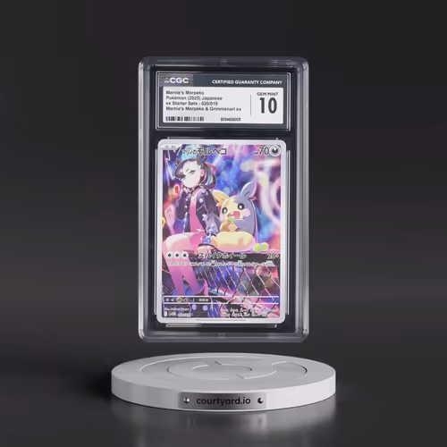 2025 Pokémon Sv0m-EX Starter Set Marnie's Morpeko & Grimmsnarl EX #020 Marnie's Morpeko (CGC 10 GEM