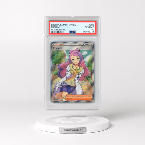 2023 Pokémon Svi EN-Scarlet & Violet #238 Miriam - Ultra Rare (PSA 10 GEM MINT)