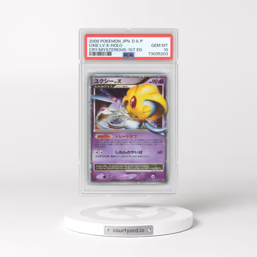 2008 Pokémon Diamond & Pearl Cry From the Mysterious Uxie LV.X - 1st Edition Holo (PSA 10 GEM MINT)