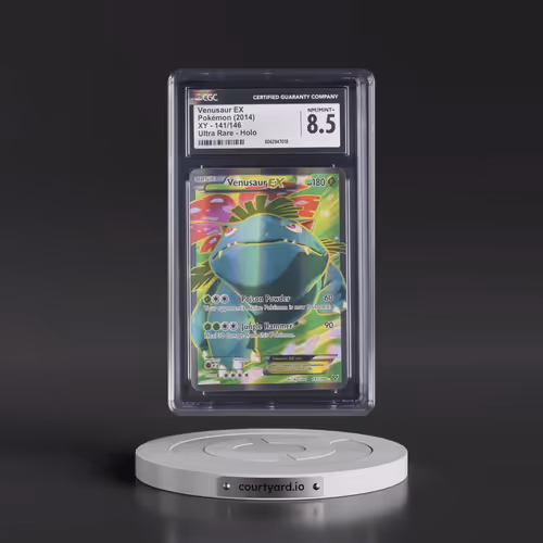 2014 Pokémon XY #141 Venusaur EX - Holo Full Art (CGC 8.5 NM-MT+)