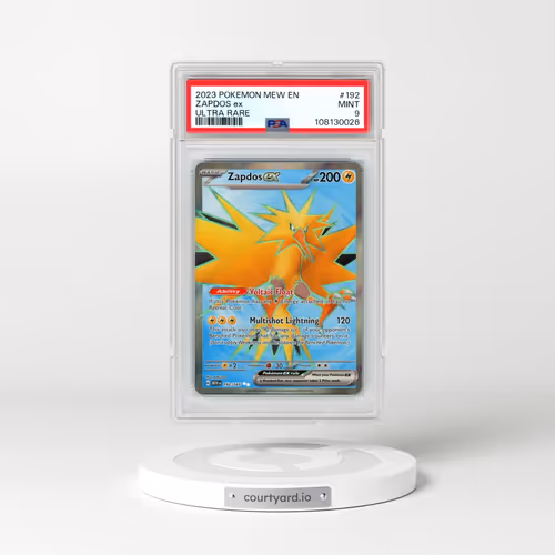 2023 Pokémon Mew EN-151 #192 Zapdos EX - Holo Ultra Rare (PSA 9 MINT)
