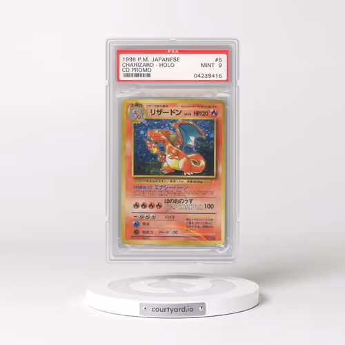 1999 Pokémon CD Promo #6 Charizard - Holo CD Promo (PSA 9 MINT)