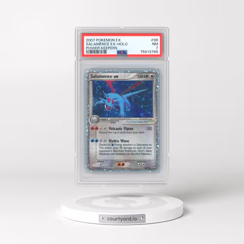 2007 Pokémon EX Power Keepers #96 Salamence EX - Holo Holo (PSA 7 NM)