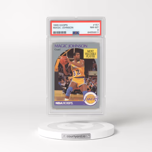 1990 Hoops #157 Magic Johnson (PSA 8 NM-MT)