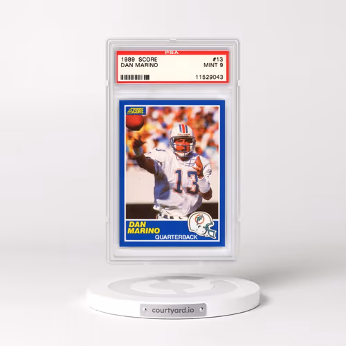 1989 Score #13 Dan Marino (PSA 9 MINT)